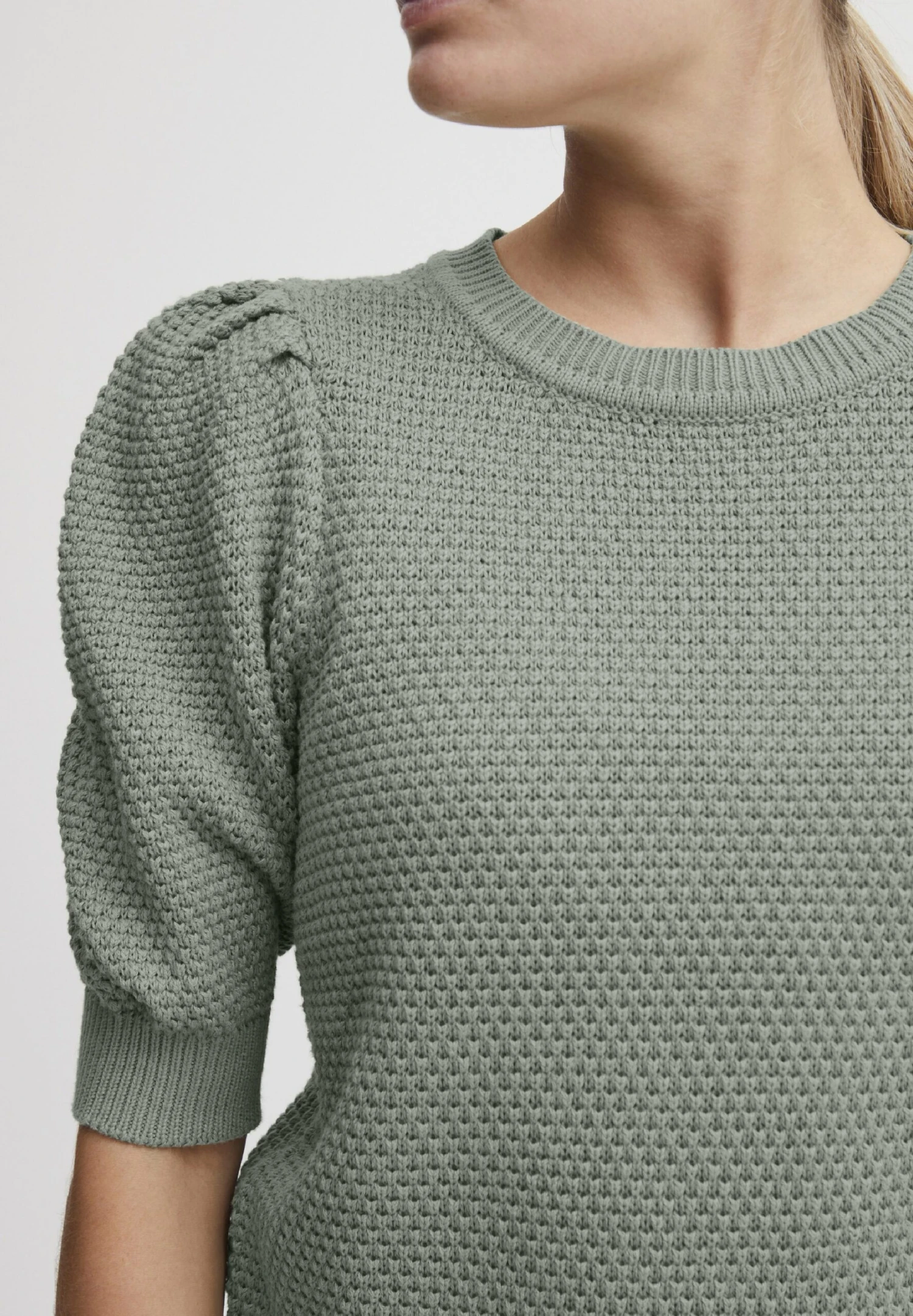 OXMO OXMICHA - Sweter - Sea Spray 6 OXMO OXMICHA - Sweter - Sea Spray - obrazek 4