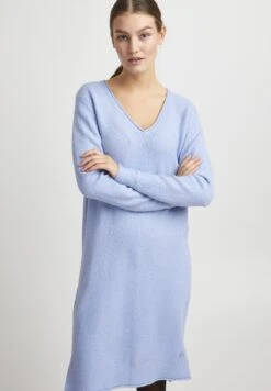OXMO OXIDA - Sukienka Dzianinowa - Brunnera Blue Melange