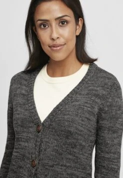 OXMO OXPHILEMONA - Kardigan - Black -Oxmo e55e5b209fb44eff93c067b245274ef4