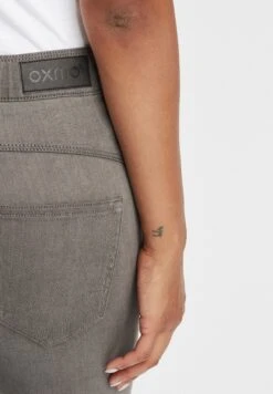 OXMO OXGESINE - Jeansy Skinny Fit - Pewter -Oxmo e949da489a4745869ee09aa0e7432342