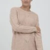 OXMO OXCHIARA - Sweter - Mahogany Rose -Oxmo ea28ec0967384f079c7df82f7bd8e02f