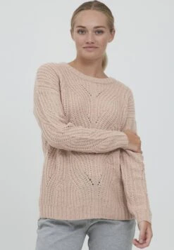 OXMO OXCHIARA - Sweter - Mahogany Rose