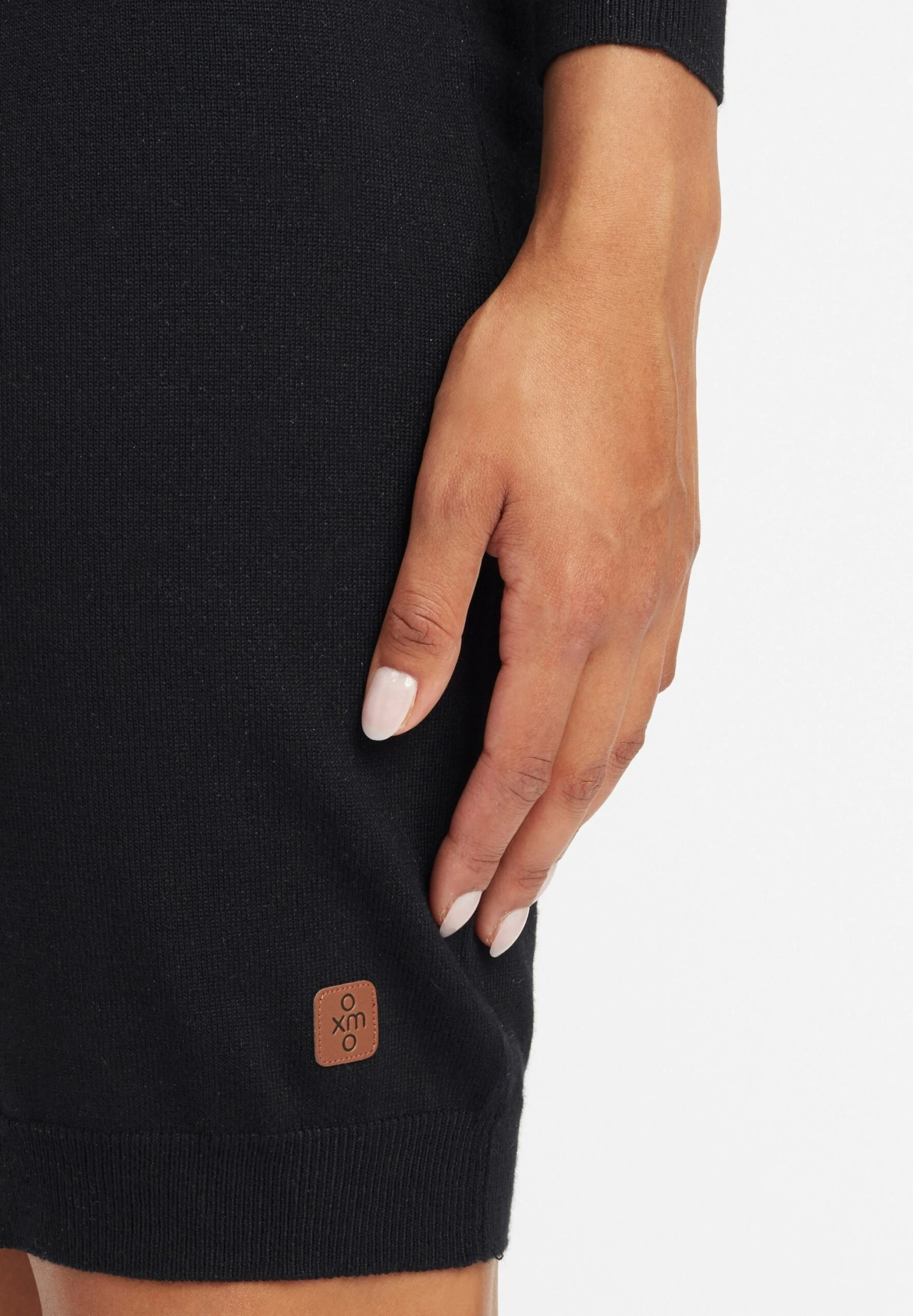 OXMO OXELLA - Sukienka Dzianinowa - Black 7 OXMO OXELLA - Sukienka Dzianinowa - Black - obrazek 5