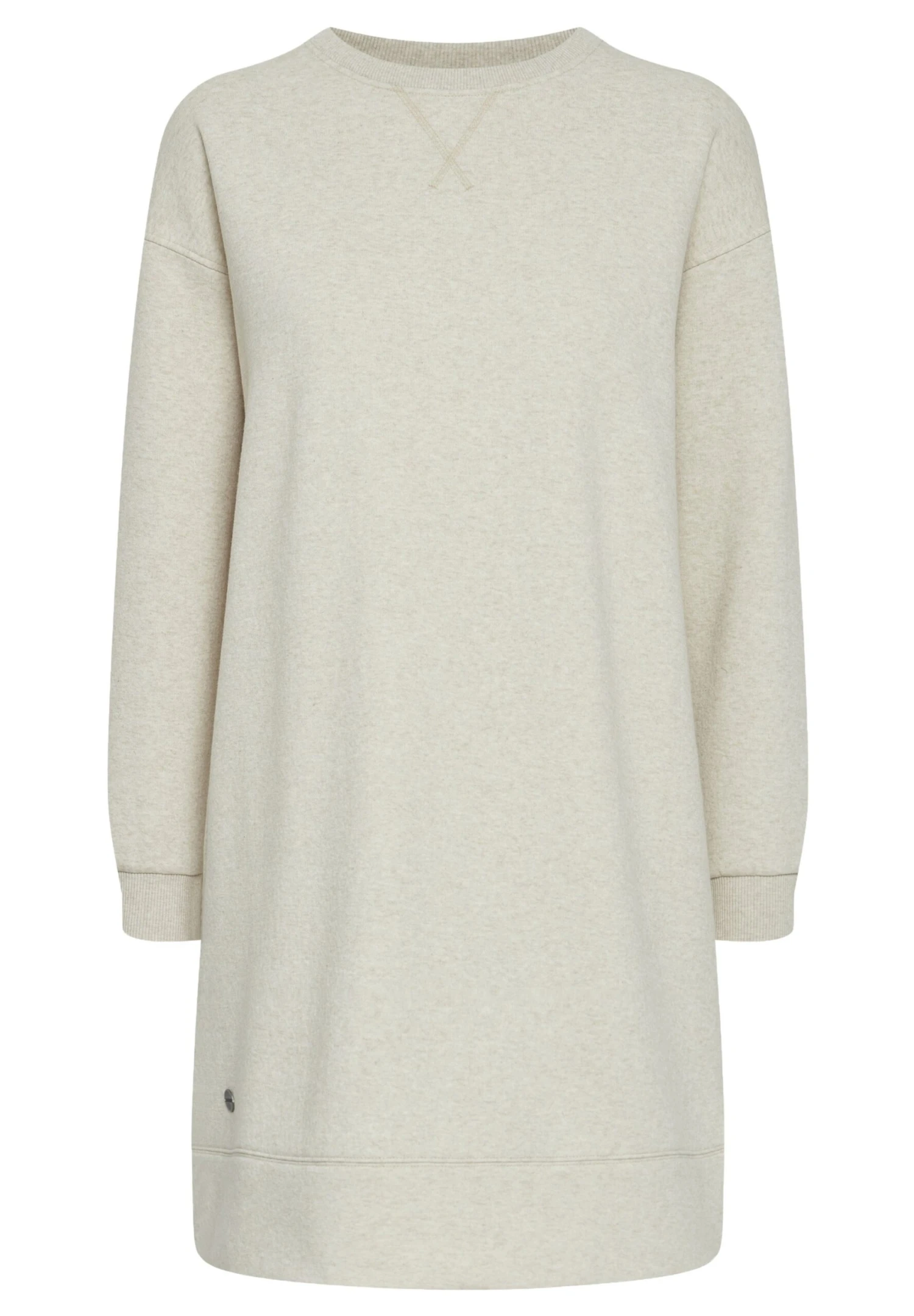 OXMO HOLLY - Sukienka Letnia - Oatmeal Melange 8 OXMO HOLLY - Sukienka Letnia - Oatmeal Melange - obrazek 6