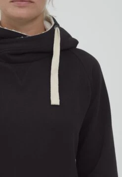 OXMO OXJULIA - Bluza Z Kapturem - Black Teddy -Oxmo ef12b7fa3ee044af893d156abe524a2b