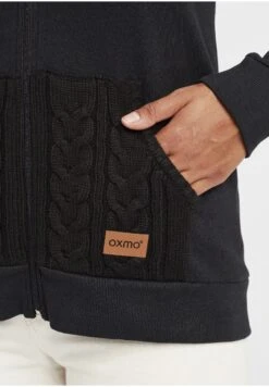 OXMO OXMATILDA - Bluza Rozpinana - Black -Oxmo ef38018592b042d0b8e73d7e4261bdbb