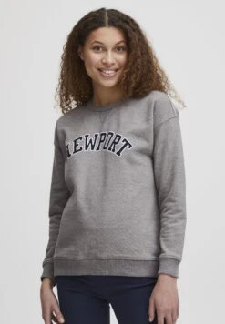 OXMO OXCOLEEN - Bluza - Medium Grey Melange