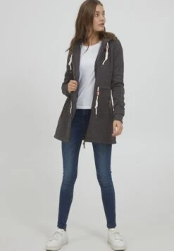 OXMO OXTHORA - Krótki Płaszcz - True Black 9 OXMO OXTHORA - Krótki Płaszcz - True Black -Oxmo f083ec9e24c24f919e698b6149c351d4