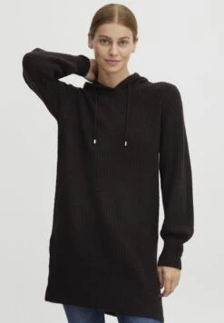 OXMO OXNORMA - Bluza Z Kapturem - Black Melange