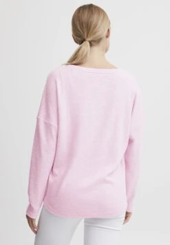 OXMO OXSANNE - Sweter - Pink Sachet Melange -Oxmo fa46a7a62d754de9aa44d89555d21ce4