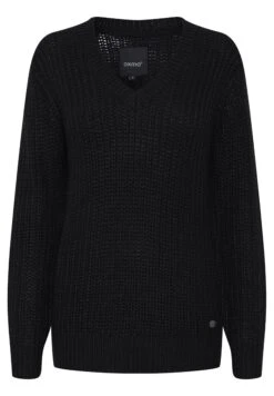 OXMO OXLAVEA - Sweter - Black -Oxmo fad838880d644faeb0e41aa60ca6651a