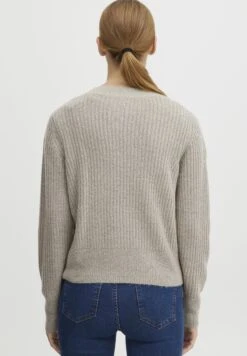 OXMO OXNORENE - Kardigan - Cement Melange -Oxmo fbca0433d74a43b7998c652db784c902