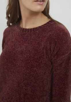 OXMO OXELVINA - Sweter - Wine Red -Oxmo fcd72f546fb84a5f975fa24a74a051f5