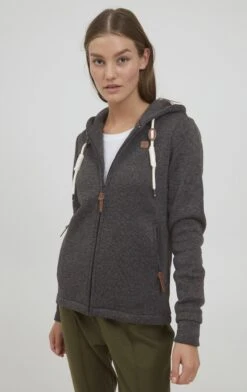 OXMO OXTHORY - Bluza Rozpinana - True Black