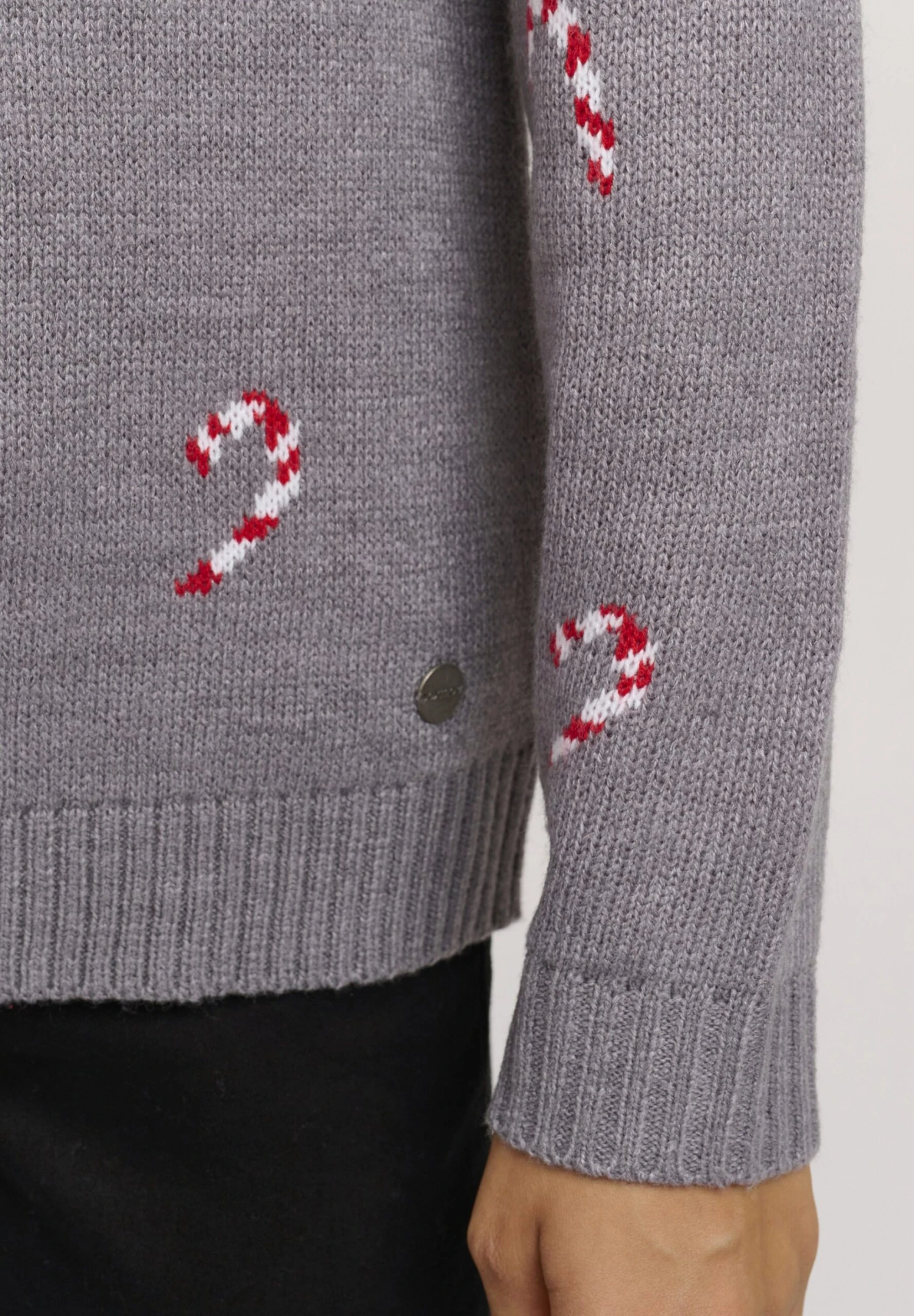 OXMO OXCHRISTEL - Sweter - Medium Grey Melange 7 OXMO OXCHRISTEL - Sweter - Medium Grey Melange - obrazek 5